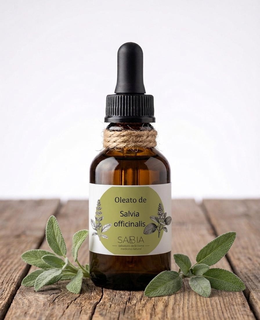 Salvia Off Oleato de Salvia Officinalis - Imagen 1